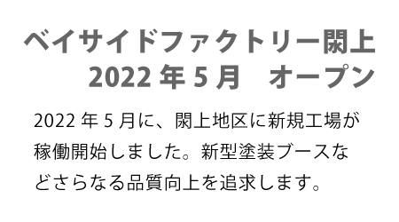 第２ファクトリー稼働